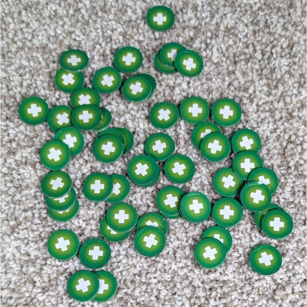 Fortnite Monopoly Replacement Parts Wall Cards and Health Point HP Tokens Bundle - Picture 2 of 4